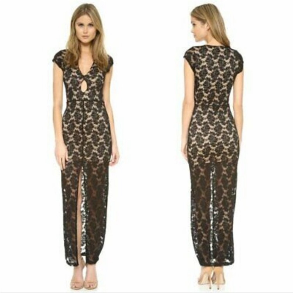 Nightcap x Carisa Rene Teardrop Lace Maxi Dress 1